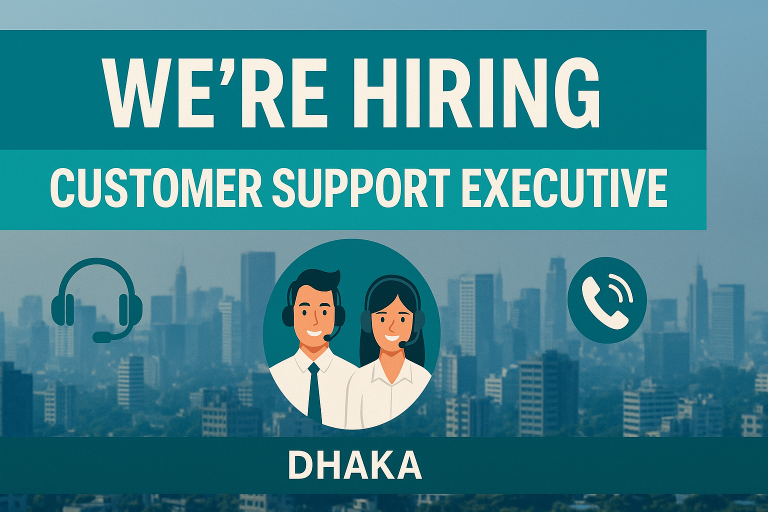 Customer Support Executive Job in Dhaka