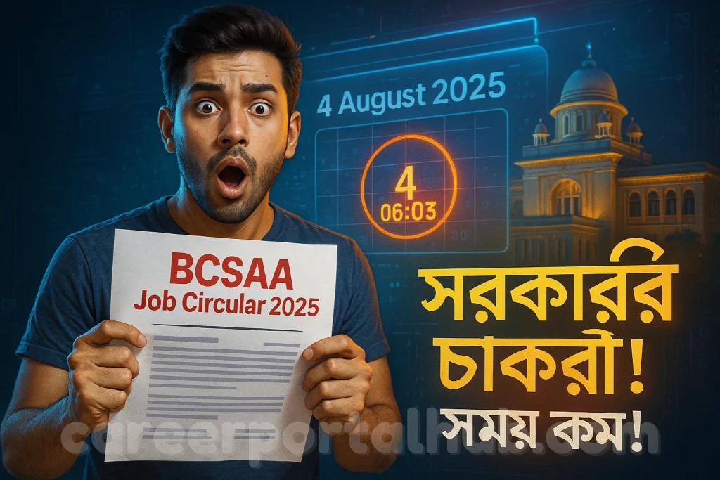 BCSAA Job Circular 2025
