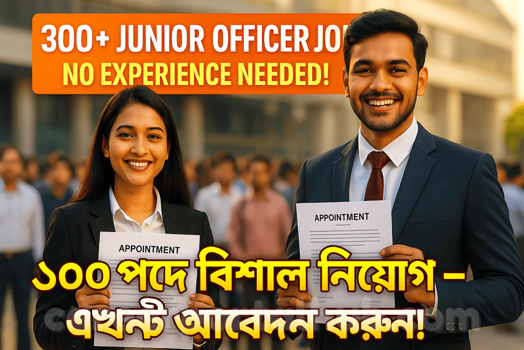 Junior Officer Job in Bangladesh